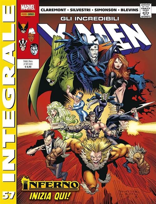 MARVEL INTEGRALE - X-MEN DI CHRIS CLAREMONT 57