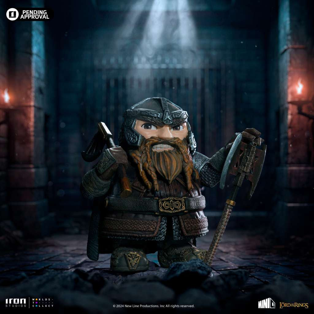 THE LORD OF THE RINGS - MINICO FIGURE - GIMLI - STATUA 12CM