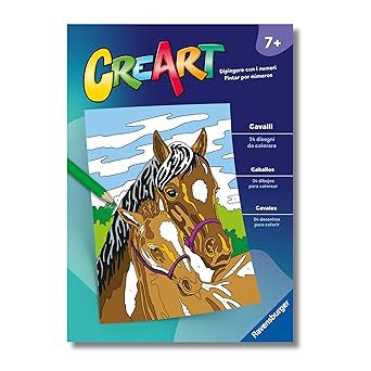 96007 - CREART: LIBRO DA COLORARE - CAVALLI