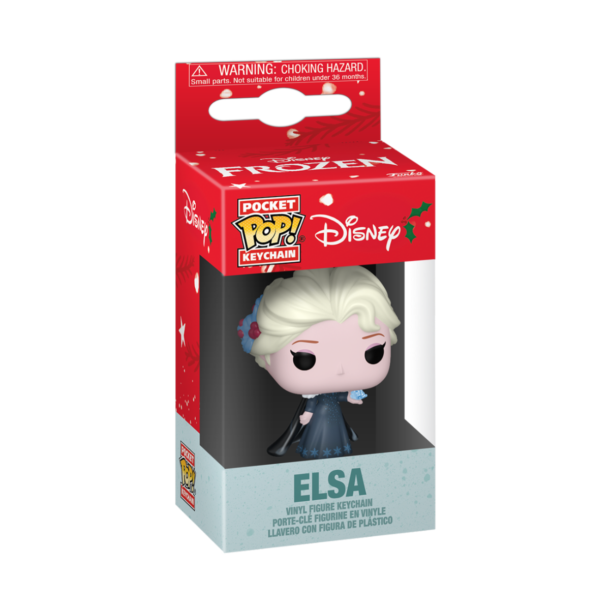 DISNEY: PRINCESS HOLIDAY - KEYCHAIN - ELSA 4CM
