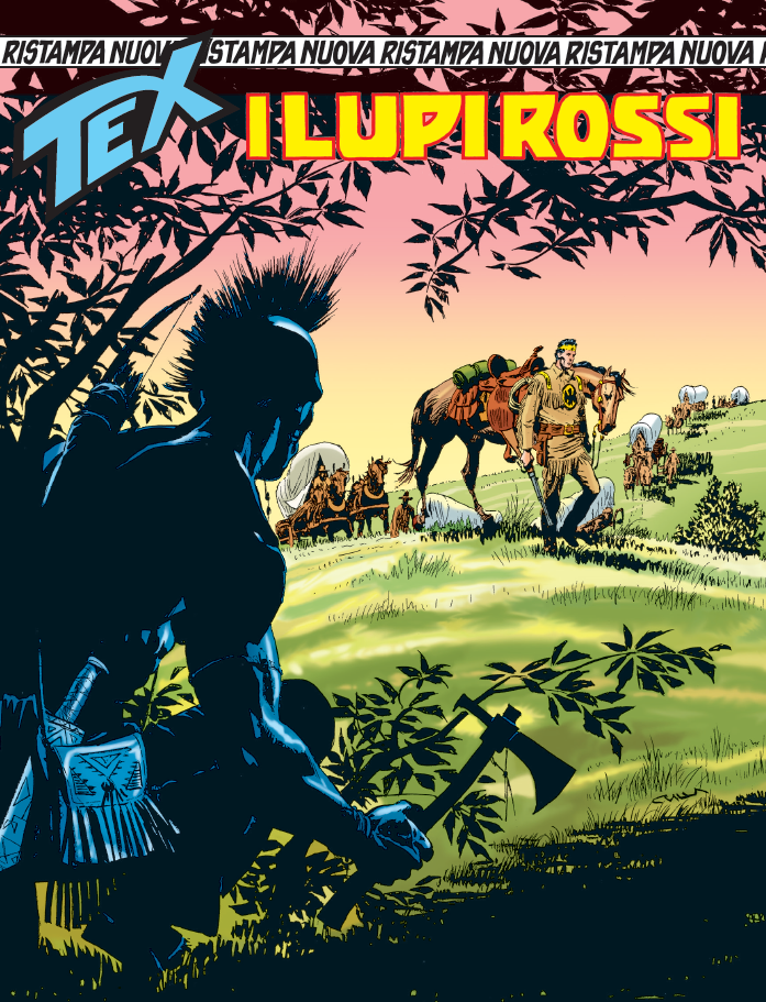 TEX NUOVA RISTAMPA 523 - I LUPI ROSSI