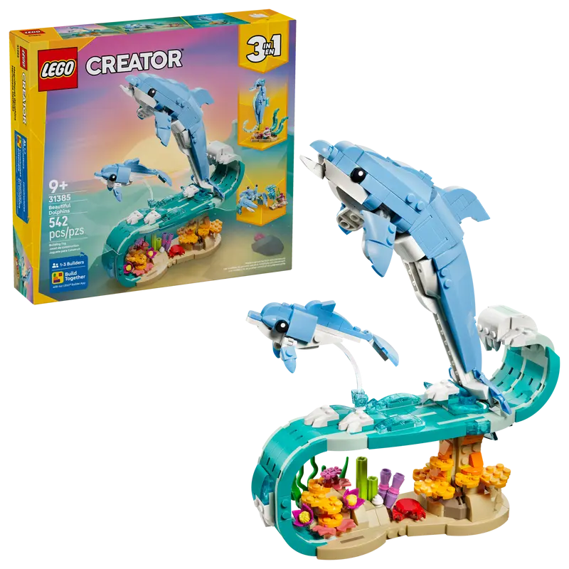 31385 - LEGO CREATOR - ANIMALI MARINI: MERAVIGLIOSI DELFINI