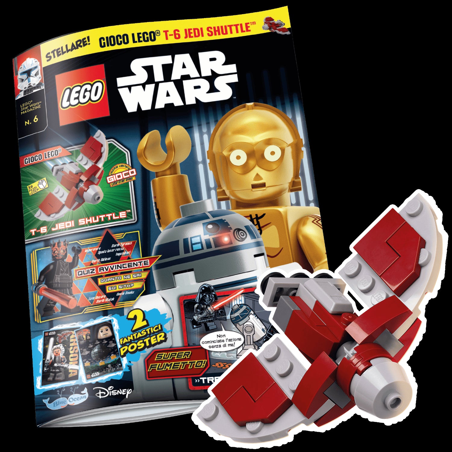 LEGO STAR WARS N.6 - T-6 JEDI SHUTTLE