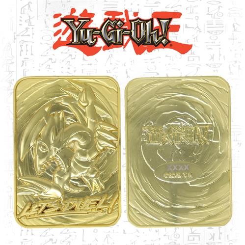 80497 - YU-GI-OH! - METAL GOLD CARD REPLICA - BLUE EYES TOON DRAGON