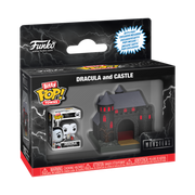 88814 - UNIVERSAL MONSTERS - POP FUNKO BITTY TOWN VINYL FIGURE - DRACULA'S CASTLE W/D