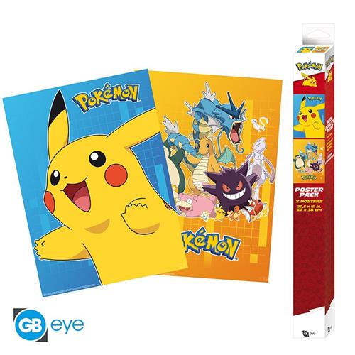 GBYDCO049 - POKEMON - POKEMON - SET 2 CHIBI POSTER (52X38)