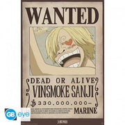 GBYDCO559 - ONE PIECE - POSTER (91.5X61) - WANTED SANJI