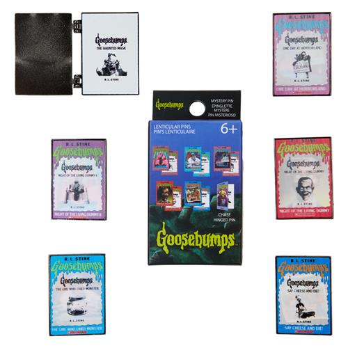 GOOSEBUMPS - BLIND BOX POP PIN ENAMEL - BOOKS LENTICULAR - PEZZO SINGOLO