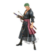 18391 - ONE PIECE - DXF FIGURE - THE GRANDLINE SERIES - WANOKUNI VOL.1 - RORONOA ZORO - STATUA 12CM