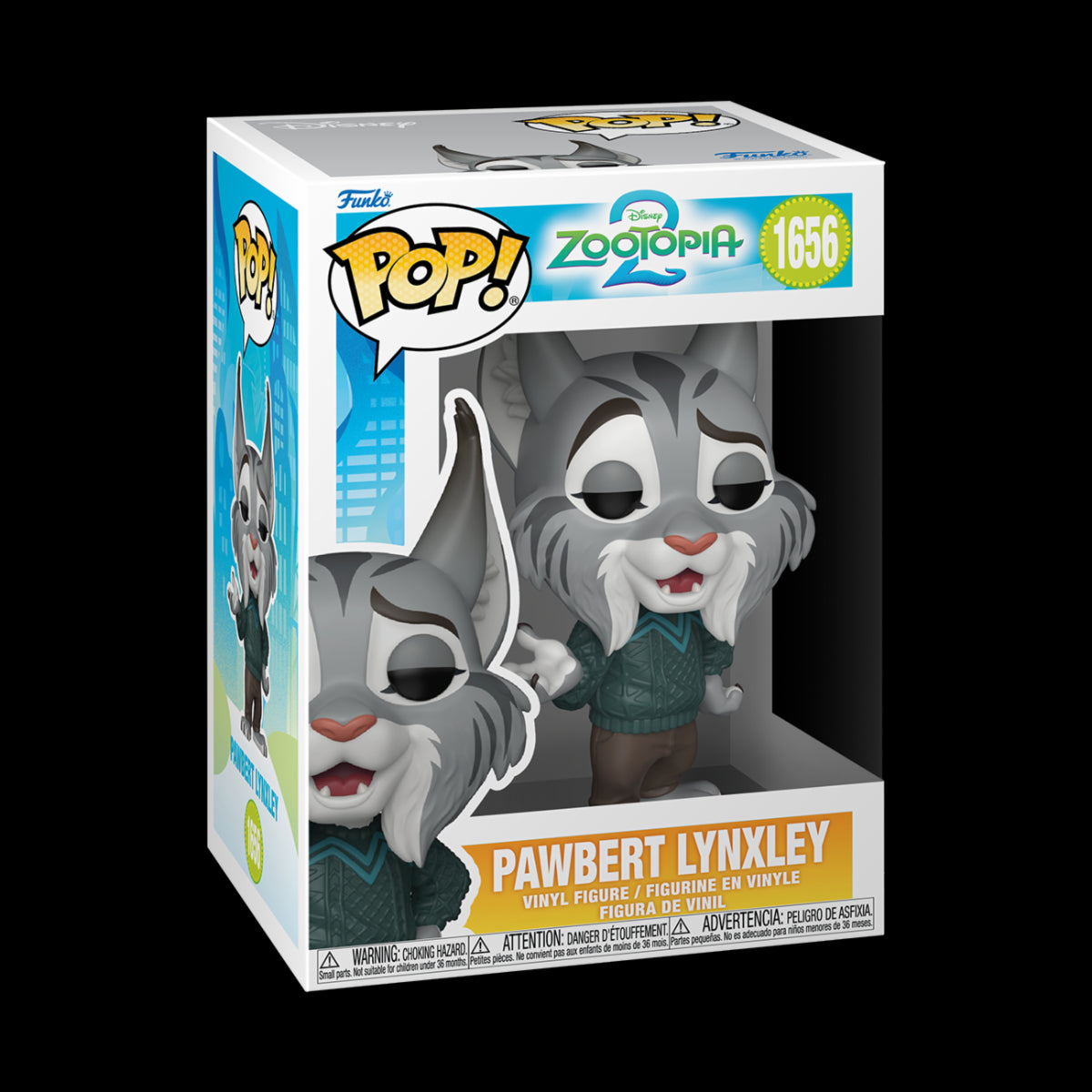 ZOOTOPIA 2 - POP FUNKO VINYL FIGURE 1656 PAWBERT LYNXLAY 9CM