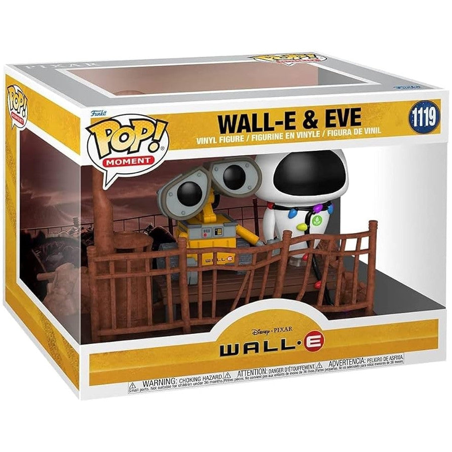 DISNEY: WALL- E - POP FUNKO VINYL FIGURE MOVIE MOMENT 1119 WALL-E & EVE
