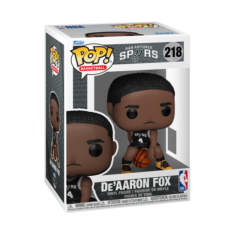 NBA S17 - POP FUNKO VINYL FIGURE 218 DE'AARON FOX (SPURS) 9CM