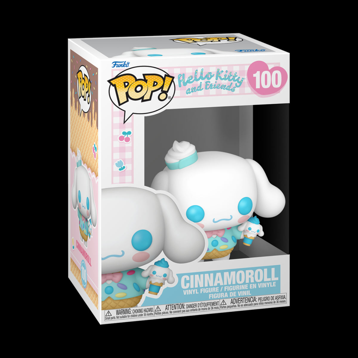 HELLO KITTY (ICE CREAM) - POP FUNKO VINYL FIGURE 100 CINNAMOROLL 9CM