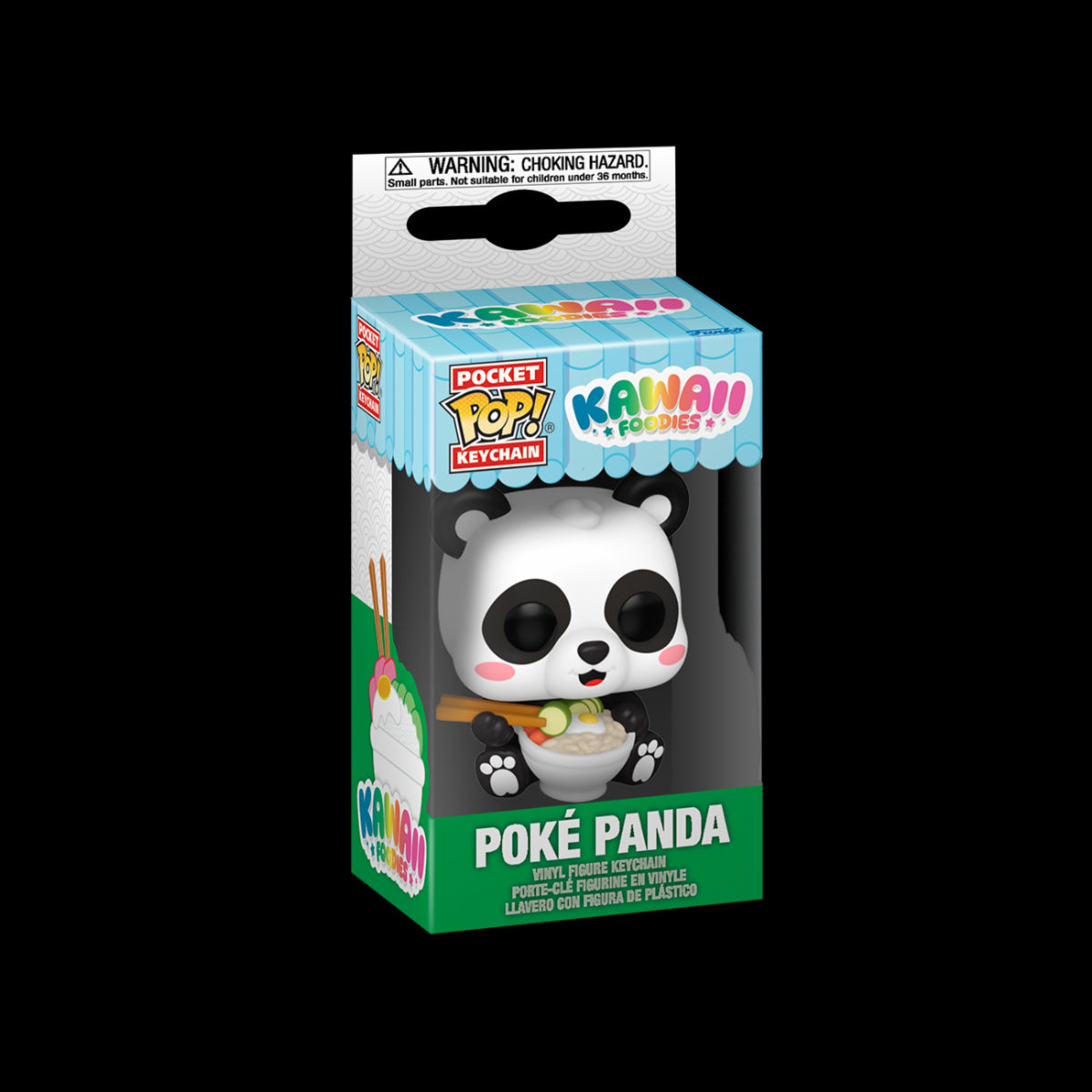KAWAII FOODIES - KEYCHAIN - POKE PANDA 4CM