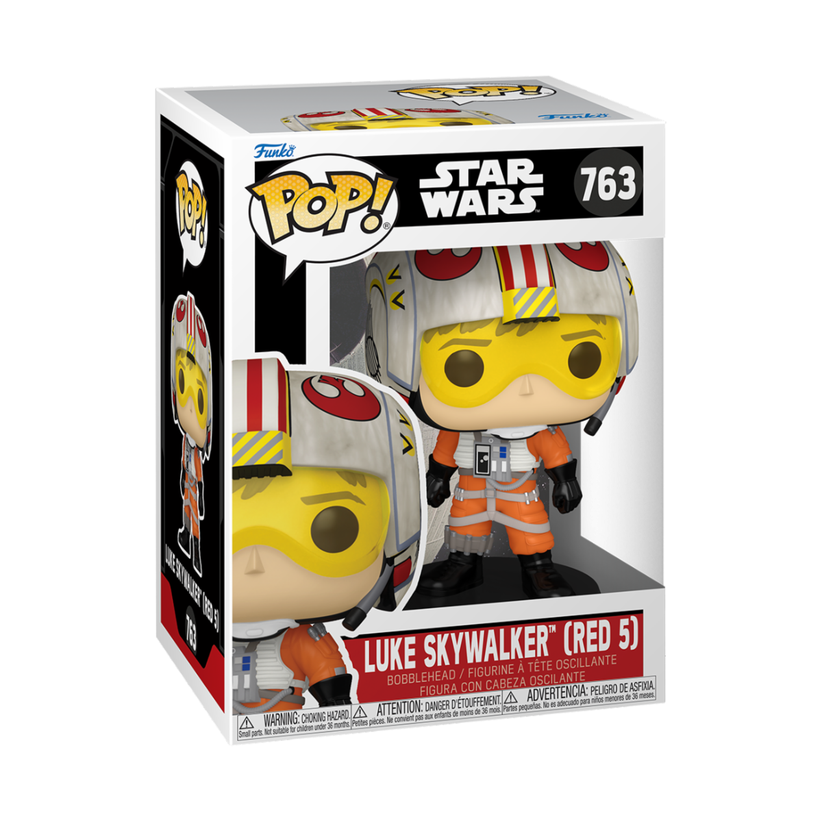 STAR WARS - POP FUNKO VINYL FIGURE 763 LUKE RED 5 9CM