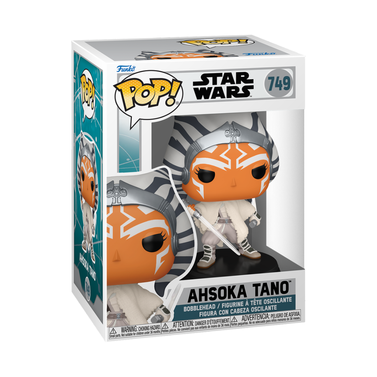 STAR WARS: AHSOKA - POP FUNKO VINYL FIGURE 749 AHSOKA 9CM