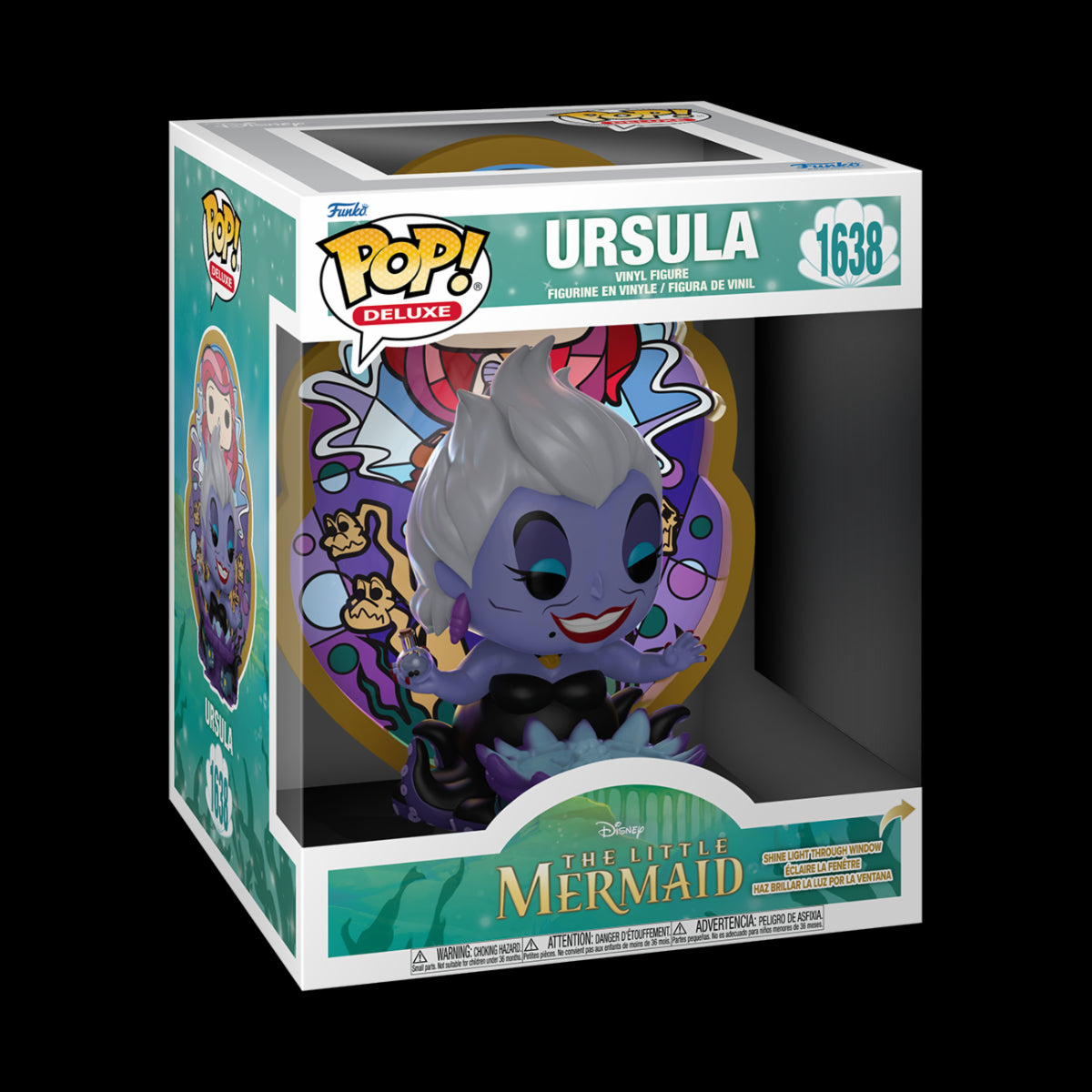DISNEY: LITTLE MERMAID - POP FUNKO DELUXE VINYL FIGURE 1638 URSULA (GLASS)