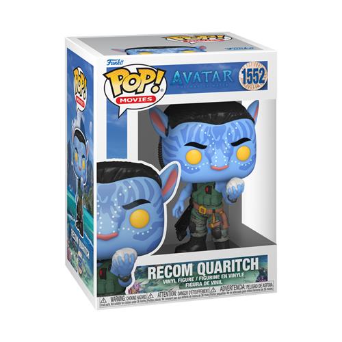 AVATAR: THE WAY OF THE WATER - POP FUNKO VINYL FIGURE 1552 RECOM QUARITCH 9CM