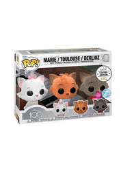 DISNEY: 100TH ANNIVERSARY - THE ARISTOCATS - POP FUNKO VINYL FIGURE 3-PACK MARIE/ TOULOUSE/ BERLIOZ (FL) 9CM GA EXCL