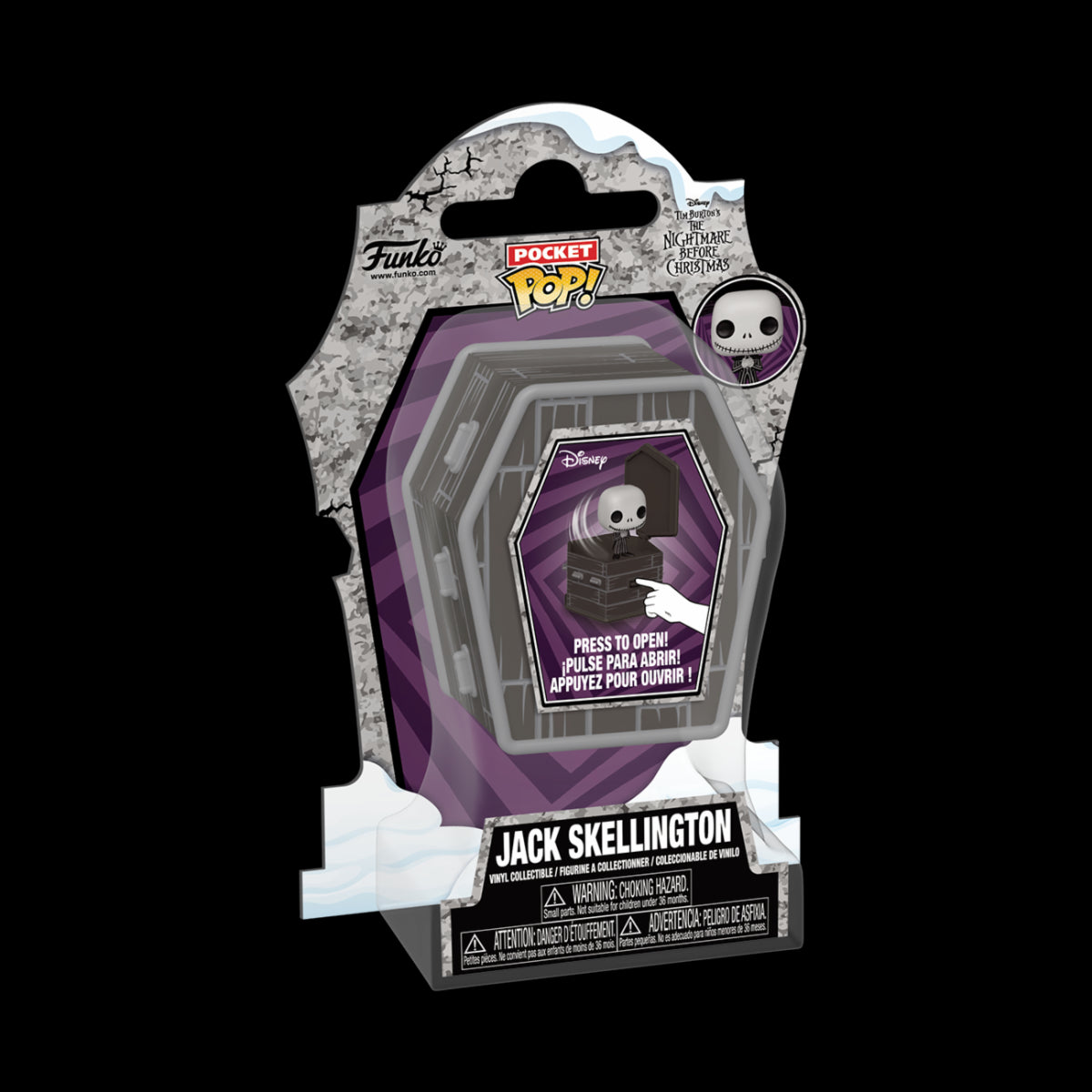 NIGHTMARE BEFORE CHRISTMAS - POCKET POP FUNKO VINYL FIGURE - JACK