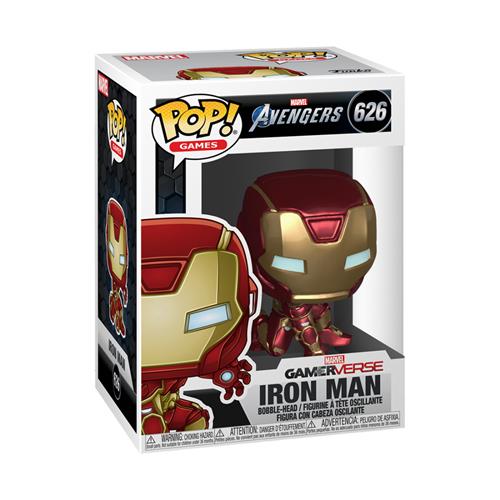 MARVEL: AVENGERS 2020 GAME - POP FUNKO VINYL FIGURE 626 IRON MAN (STARK TECH SUIT) 9CM