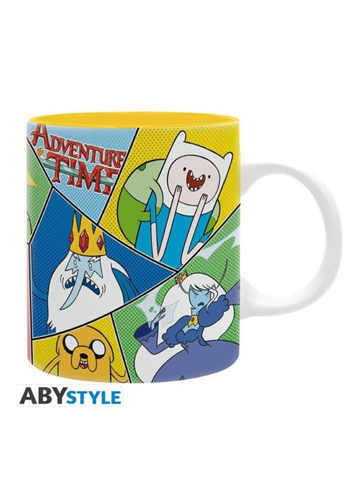 ABYMUGA279 - ADVENTURE TIME - TAZZA 320ML - CHARACTERS GROUP