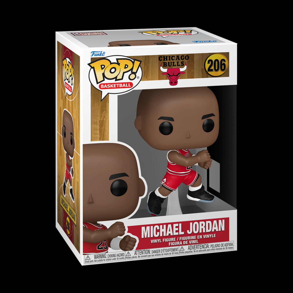NBA - POP FUNKO VINYL FIGURE 206 MICHAEL JORDAN ('89) "THE SHOT" 9CM