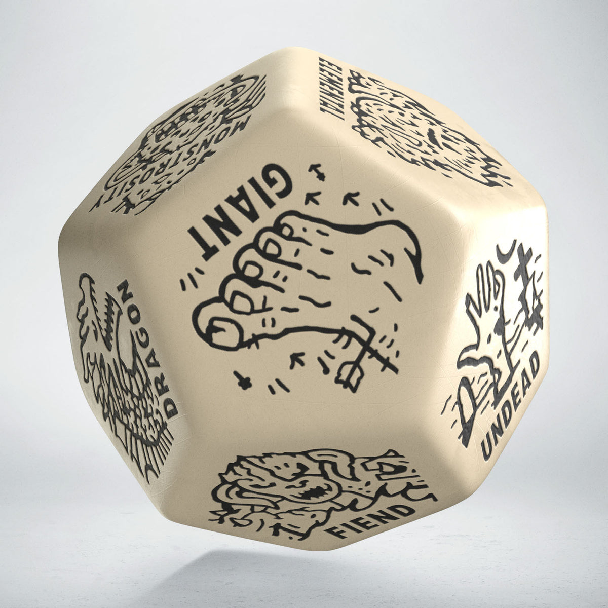 12VMRG01 - MONSTER GENERATOR DIE: BEIGE&BLACK