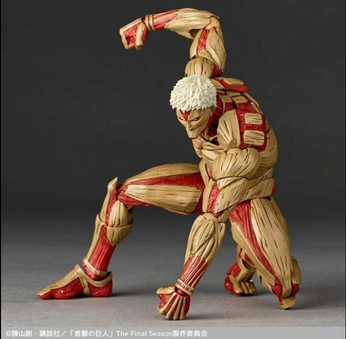 103633 - ATTACK ON TITAN - REVOLTECH AMAZING YAMAGUCHI - ARMORED TITAN - ACTION FIGURE 16CM