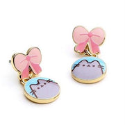 PTCE0105 - PUSHEEN - ORECCHINI - FIOCCO E GATTO