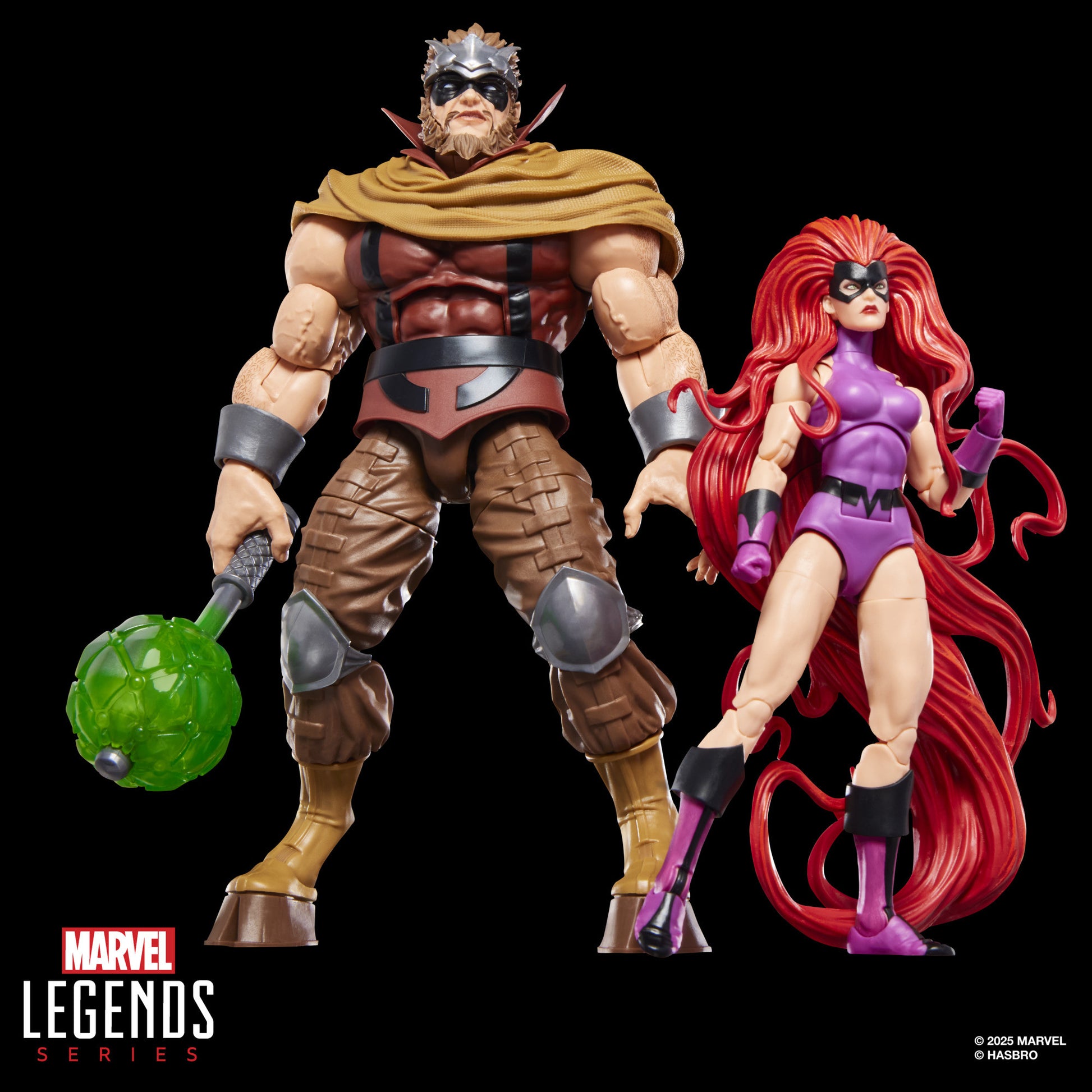 MARVEL LEGENDS AVENGERS - MARVEL'S MEDUSA AND MARVEL'S GORDON - ACTION FIGURE 15CM