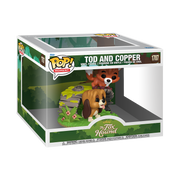 THE FOX AND THE HOUND - POP FUNKO MOVIE MOMENT VINYL FIGURE 1707 TOD AND COPPER 9CM