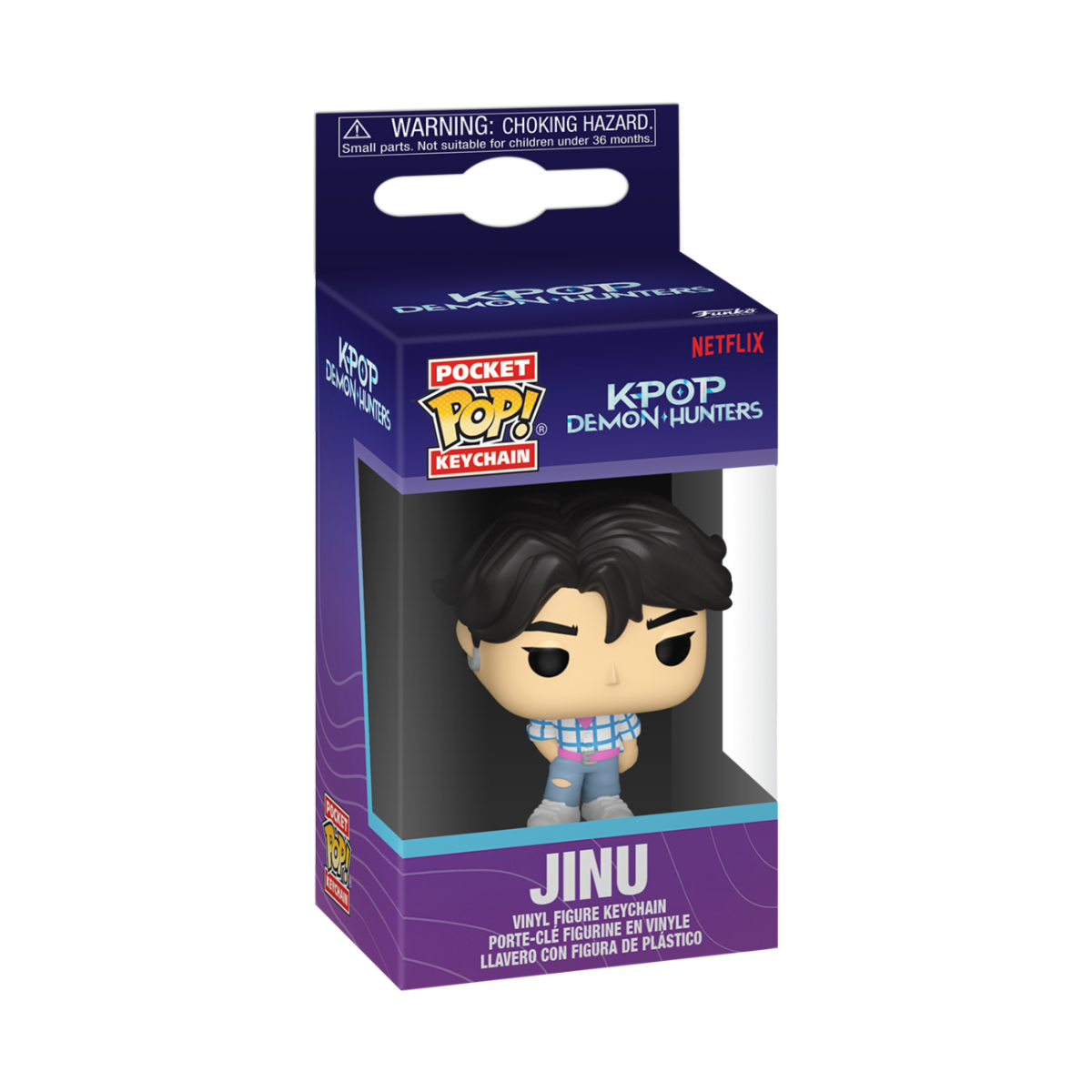 KPOP DEMON HUNTERS KEYCHAINS S1 - POP KEYCHAIN - JINU 4CM