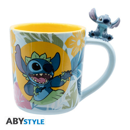 ABYMUGA469 - DISNEY: LILO & STITCH - TAZZA 3D - HAWAIIAN STITCH