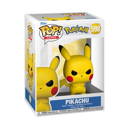 POKEMON - POP FUNKO VINYL FIGURE 598 GRUMPY PIKACHU (EMEA) 9CM