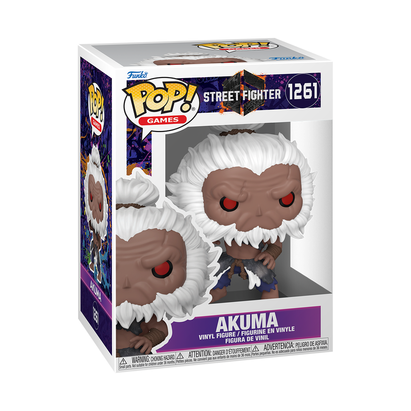 STREET FIGHTER 6 - POP FUNKO VINYL FIGURE 1261 AKUMA REGULAR 9CM