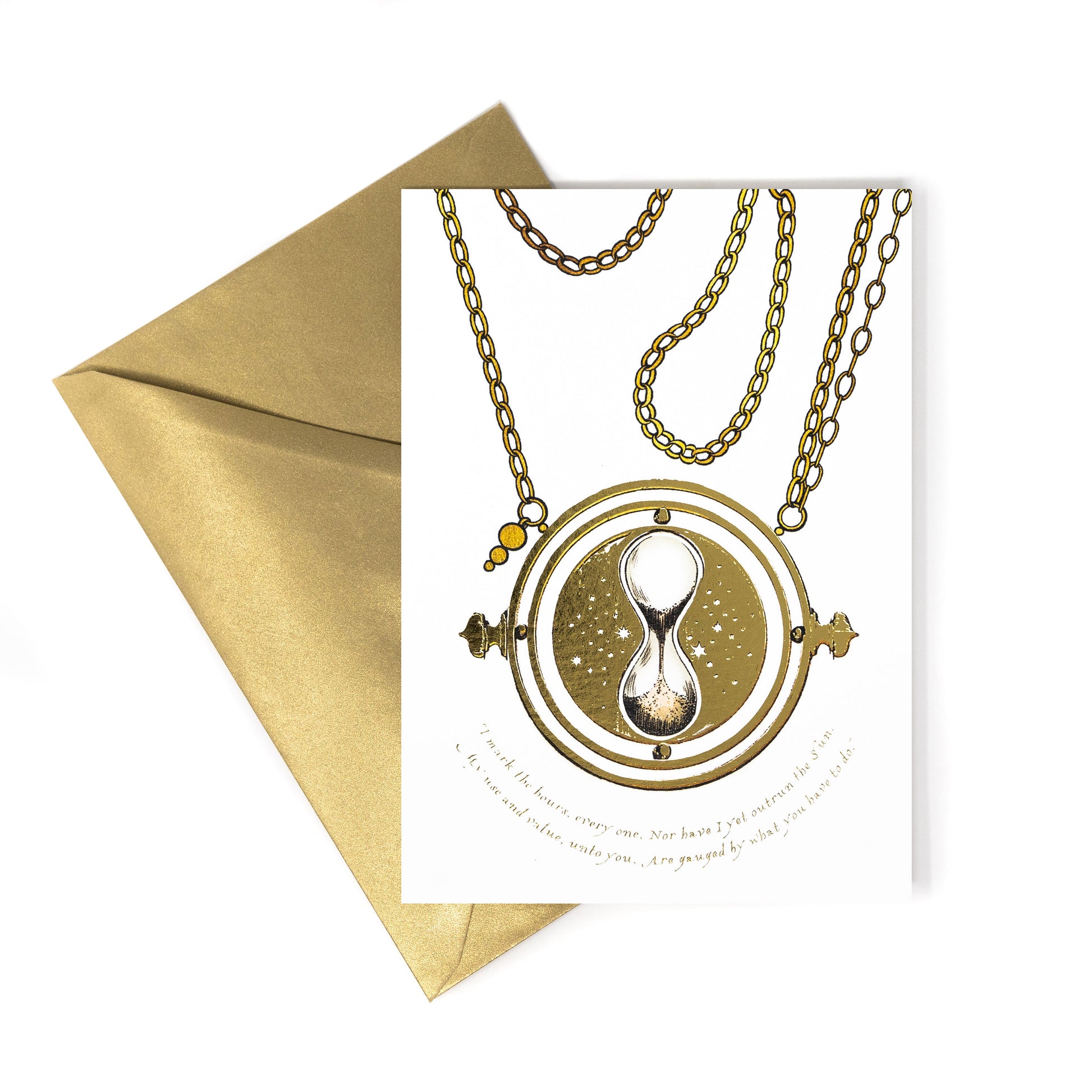 HPCARD60 - CONCEPT ART: HERMIONE GRANGER'S TIME TURNER - NOTECARD