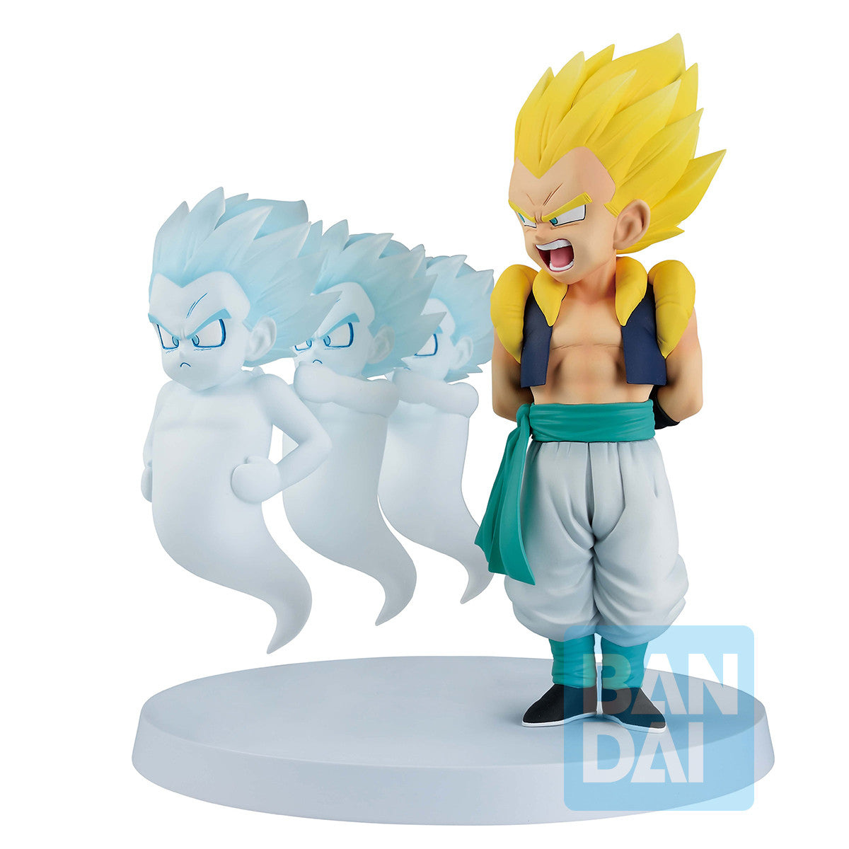 68469 - DRAGON BALL Z - ICHIBANSHO FIGURE FROM ICHIBAN KUJI - DRAGON HISTORY II - SUPER SAIYAN GOTENKS & GHOST - STATUA 13CM