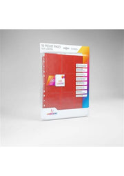 GGS30007ML - SIDELOADING - 18-POCKET PAGES - PACK 10PZ - RED