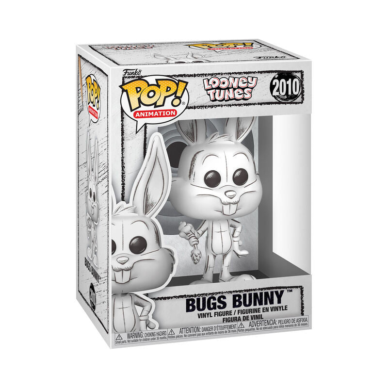 LOONEY TUNES - POP FUNKO VINYL FIGURE 2010 BUGS BUNNY (SKETCHED) 9CM