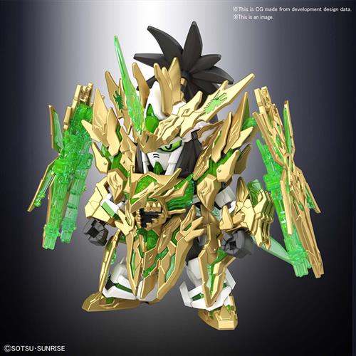 MK58879 - SUPER DEFORMED - SANGOKU SOKETSUDEN LONG XIAN LIU BEI UNICORN GUNDAM - MODEL KIT
