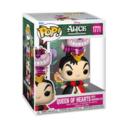 DISNEY: ALICE IN WONDERLAND S3 - POP FUNKO PREMIUM VINYL FIGURE 1771 QUEEN OF HEARTS WITH CHESHIRE CAT 9CM