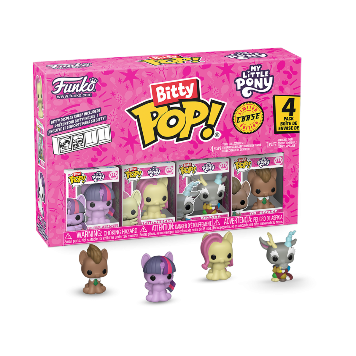 89580 - MY LITTLE PONY - POP FUNKO BITTY VINYL FIGURE - TWILIGHTSPARKLE W/CHASE (4PK)