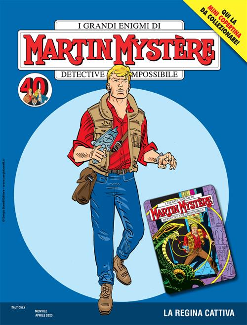 MARTIN MYSTERE 398 - MINI COPERTINA - MARTIN MYSTERE 1 - CARD A