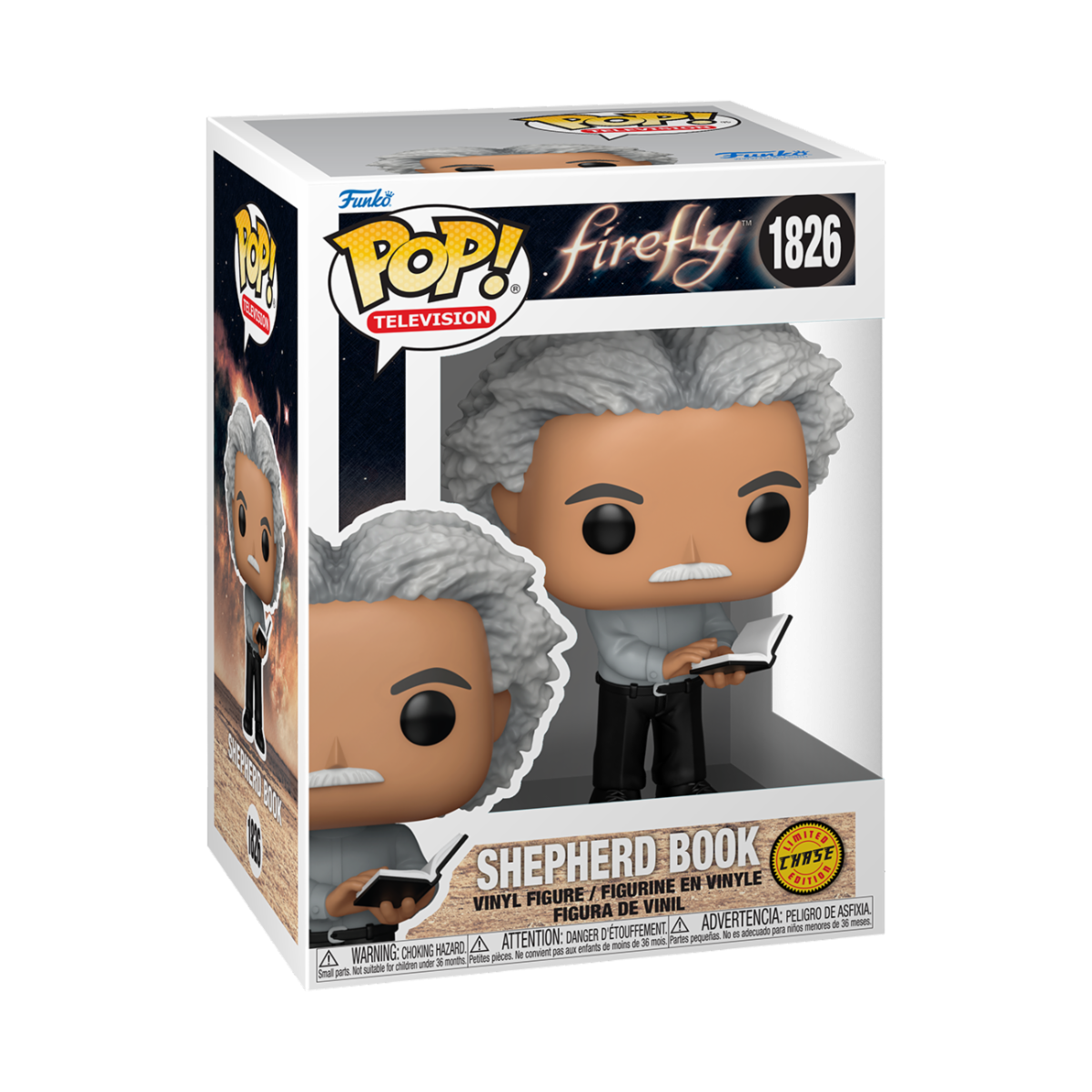 FIREFLY S2 - POP FUNKO VINYL FIGURE 1826 SHEPHERD BOOK CHASE 9CM
