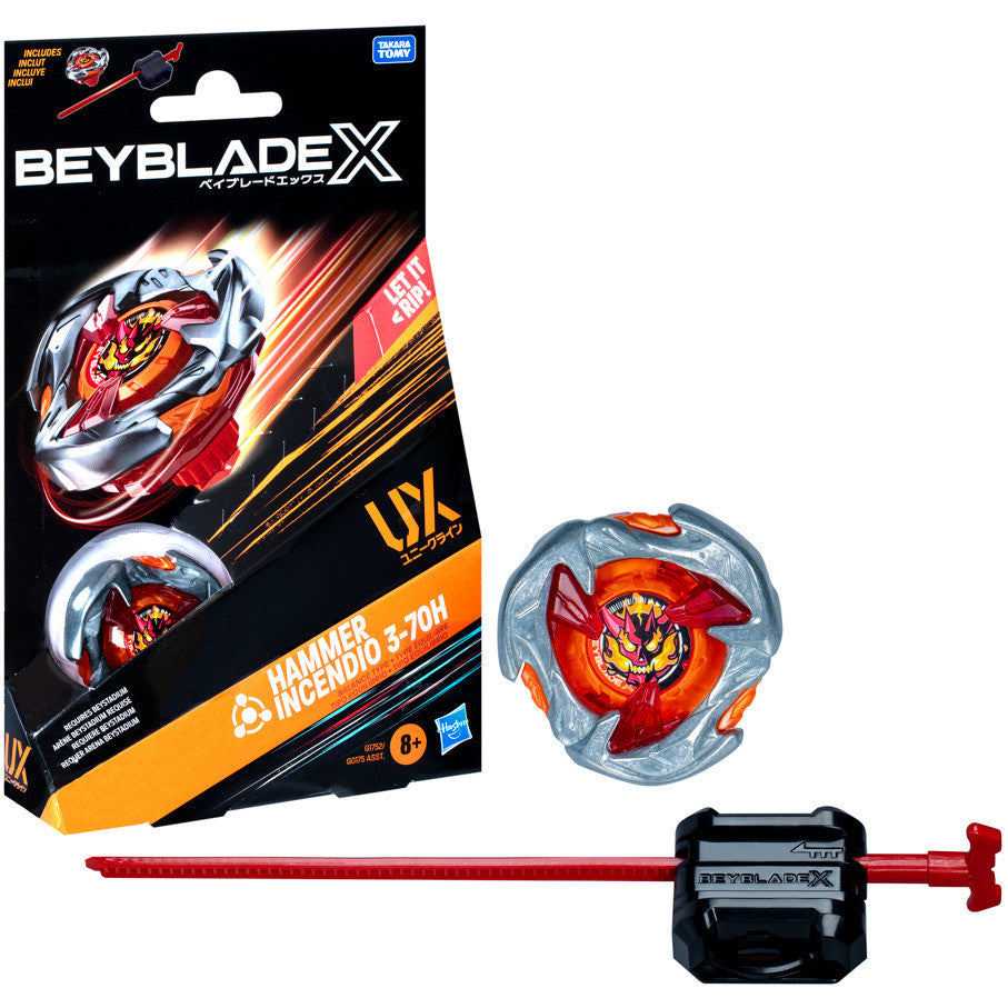 BEYBLADE-X - STARTER PACK - HAMMER INCENDIO 3-70H UX