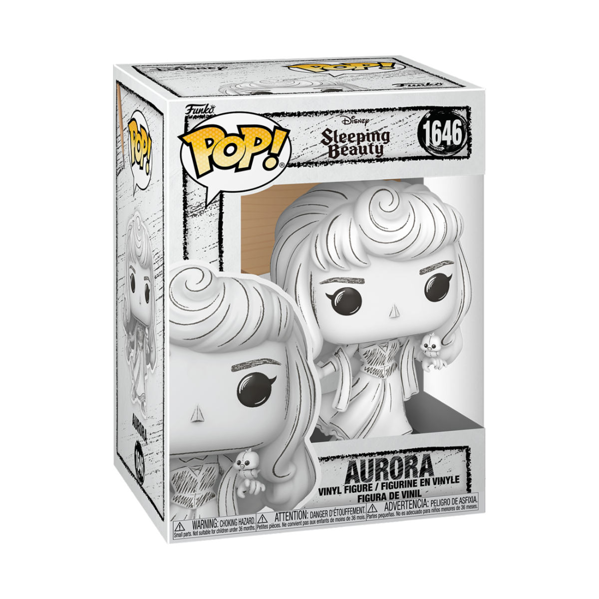 DISNEY - POP FUNKO VINYL FIGURE 1646 AURORA (SKETCHED) 9CM