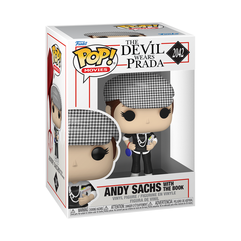 THE DEVIL WEARS PRADA S2 - POP FUNKO VINYL FIGURE 2042 ANDY SACHS WITH THE BOOK 9CM