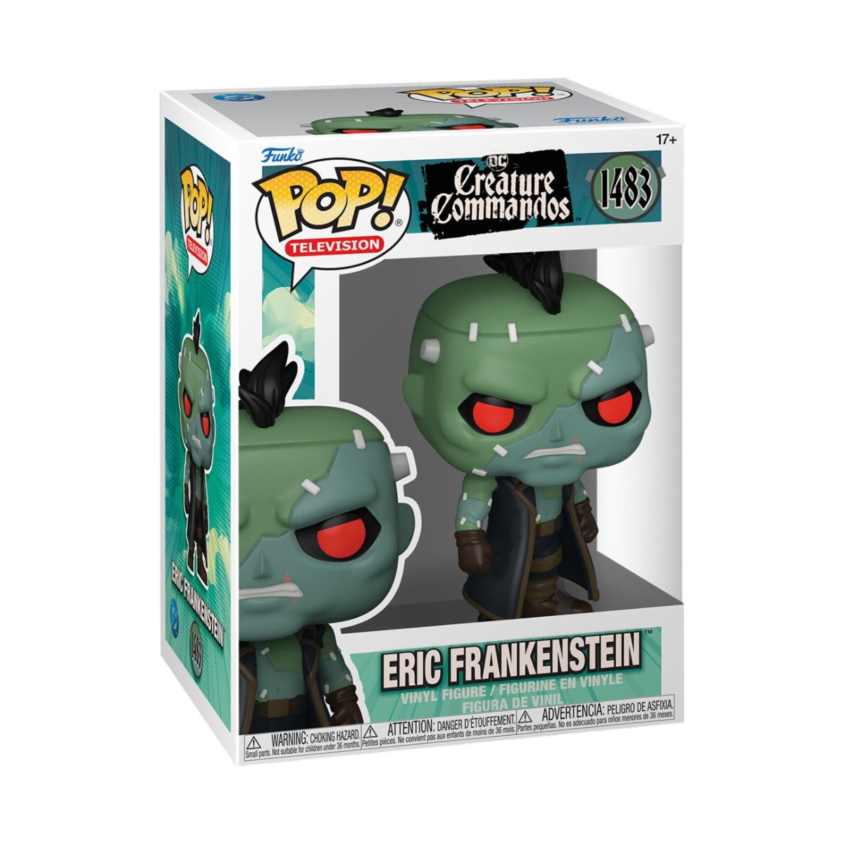 CREATURE COMMANDOS - POP FUNKO VINYL FIGURE 1483 ERIC FRANKENSTEIN 9CM