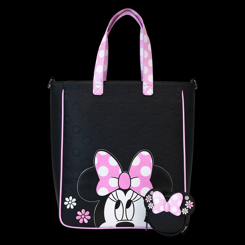 DISNEY - MINNIE - TOTE BAG - MINNIE FLORAL ROCK THE DOTS